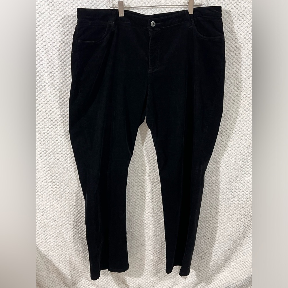 Falls Creek Corduroy Pants Plus Size 18 Womens Black